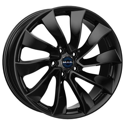 MAK Solar Gloss Black 8,5x18 5x114.3 ET40 CB64,1 60° 630 kg F8580SXGB40FR3