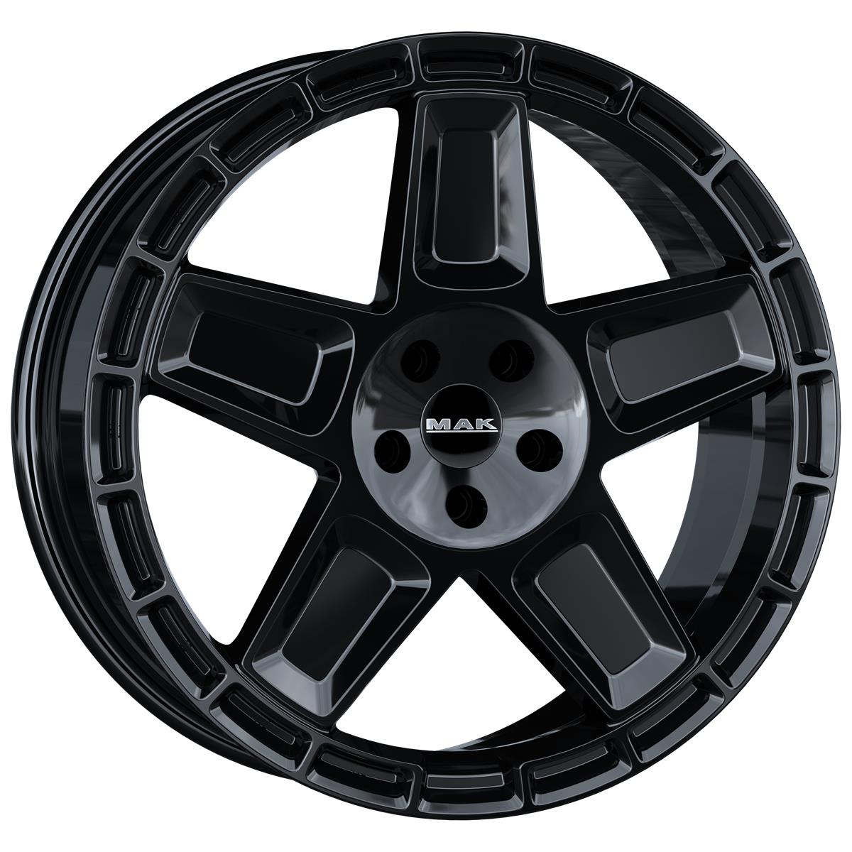MAK Trek Gloss Black 9x20 5x112 ET20 CB66,6 R14 1050 kg F9020TKGB20WS1X