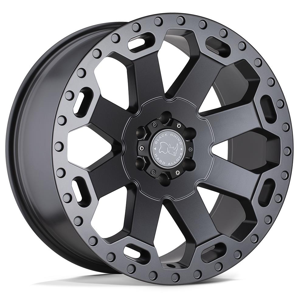 Black Rhino Warlord Matte Gunmetal 9x17 6x120 ET12 CB67,1 60° 1020 kg 1790WAR126120G67