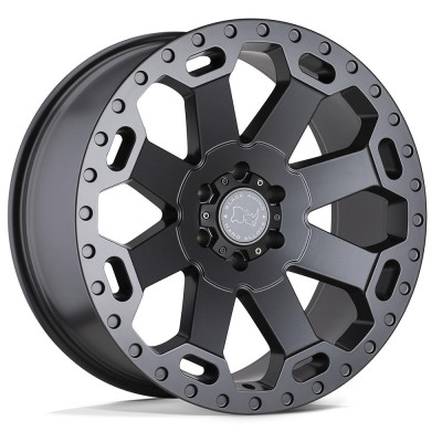 Black Rhino Warlord Matte Gunmetal 9x17 6x120 ET12 CB67,1 60° 1020 kg 1790WAR126120G67