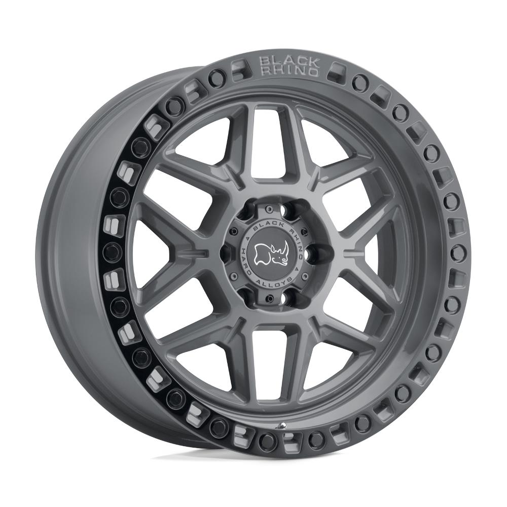 Black Rhino Kelso Battleship Gray W/ Black Ring 9x20 5x127 ET0 CB71,6 60° 1111 kg 2090KLS005127G71