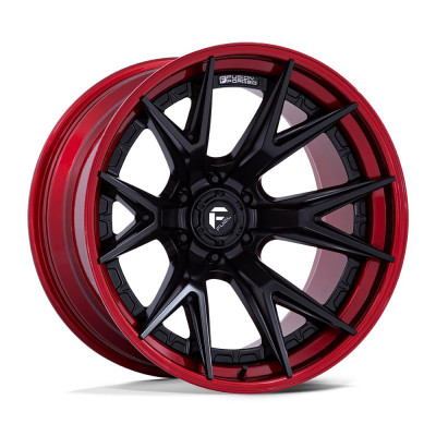 Fuel Fc402 Catalyst Matte Black With Candy Red Lip 12x24 6x139.7 ET-44 CB106,1 60° 1133 kg FC402MQ24126844N