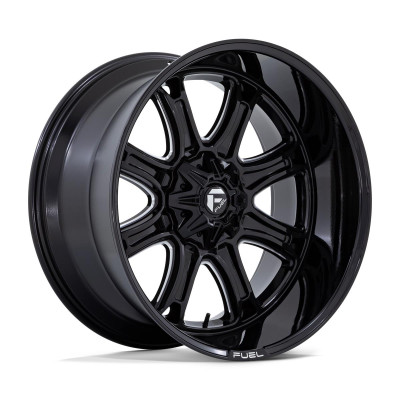 Fuel Darkstar Gloss Black Milled 12x24 8x170 ET-44 CB125,1 60° 1678 kg FC853BE24128744N