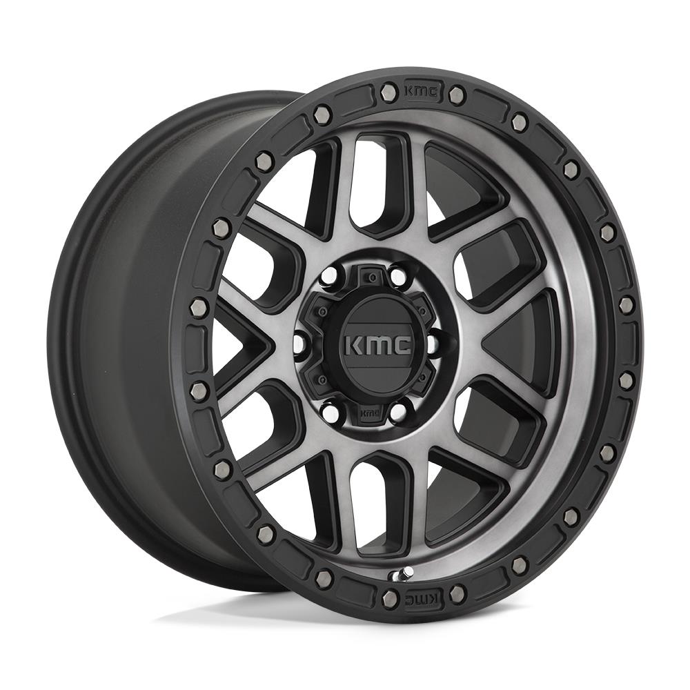 KMC KM544 Mesa Satin Black With Gray Tint 9x20 8x165.1 ET18 CB125,1 60° 1651 kg KM54429080418