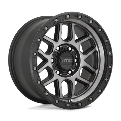 KMC KM544 Mesa Satin Black With Gray Tint 9x20 8x165.1 ET18 CB125,1 60° 1651 kg KM54429080418