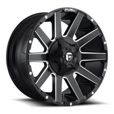 Fuel D616 Contra Matte Black Milled 9x20 5x127 ET20 CB87,1 (PCD2: 5x139.7) 60° 1133 kg D61620905757