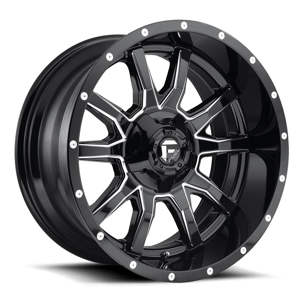 Fuel D627 Vandal Gloss Black Milled 10x20 5x114.3 ET-18 CB78,1 (PCD2: 5x127) 60° 1133 kg D62720002647US