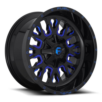 Fuel D645 Stroke Gloss Black Blue Tinted Clear 9x20 5x139.7 ET20 CB110,1 (PCD2: 5x150) 60° 1133 kg D64520907057