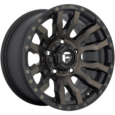 Fuel D674 Blitz Matte Black Double Dark Tint 9x18 8x165.1 ET-12 CB125,1 60° 1678 kg D67418908245