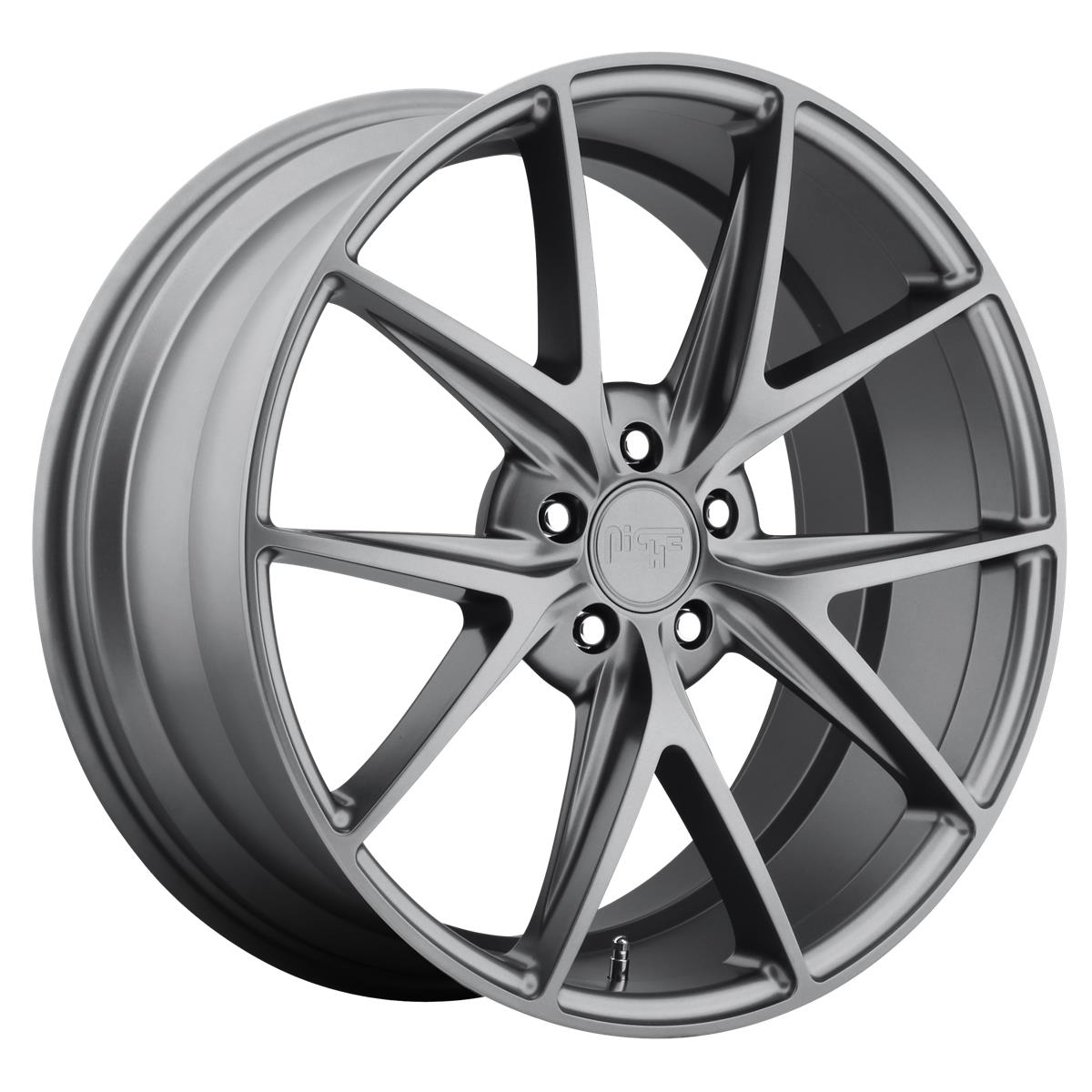 Niche M116 Misano Matte Gun Metal 9x20 5x112 ET38 CB66,6 60° 725 kg M1162090F8+38