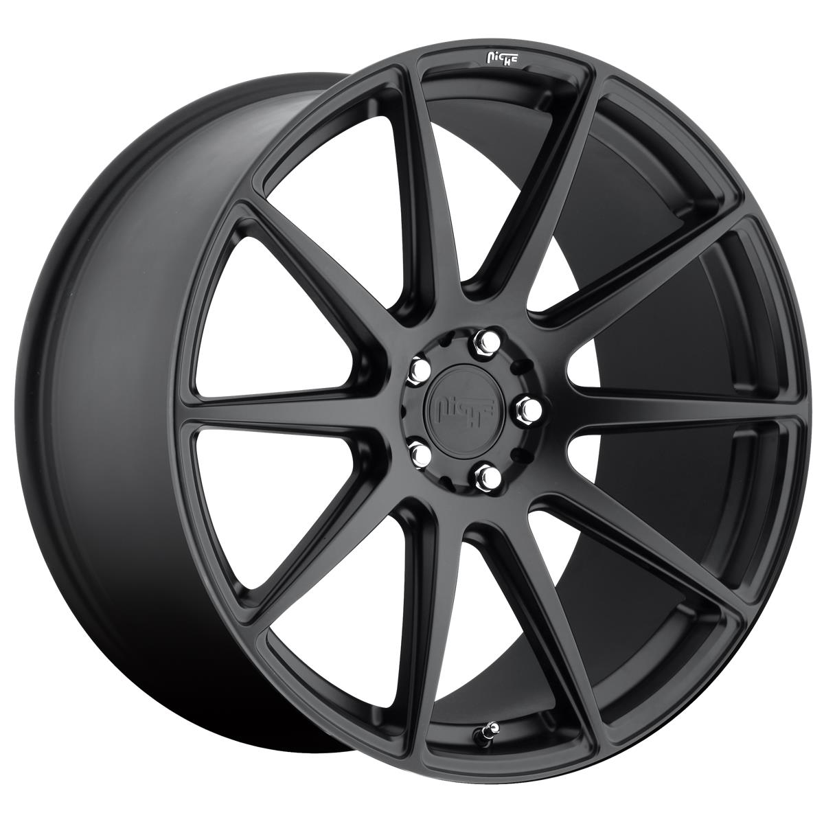 Niche M147 Essen Matte Black 10x19 5x130 ET48 CB71,6 60° 725 kg M147190063+48