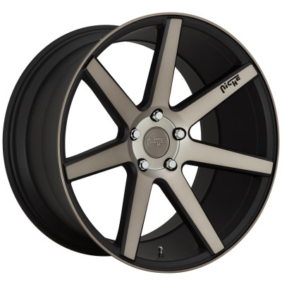Niche M150 Verona Matte Black Machined 10x20 5x114.3 ET40 CB72,6 60° 861 kg M150200065+40