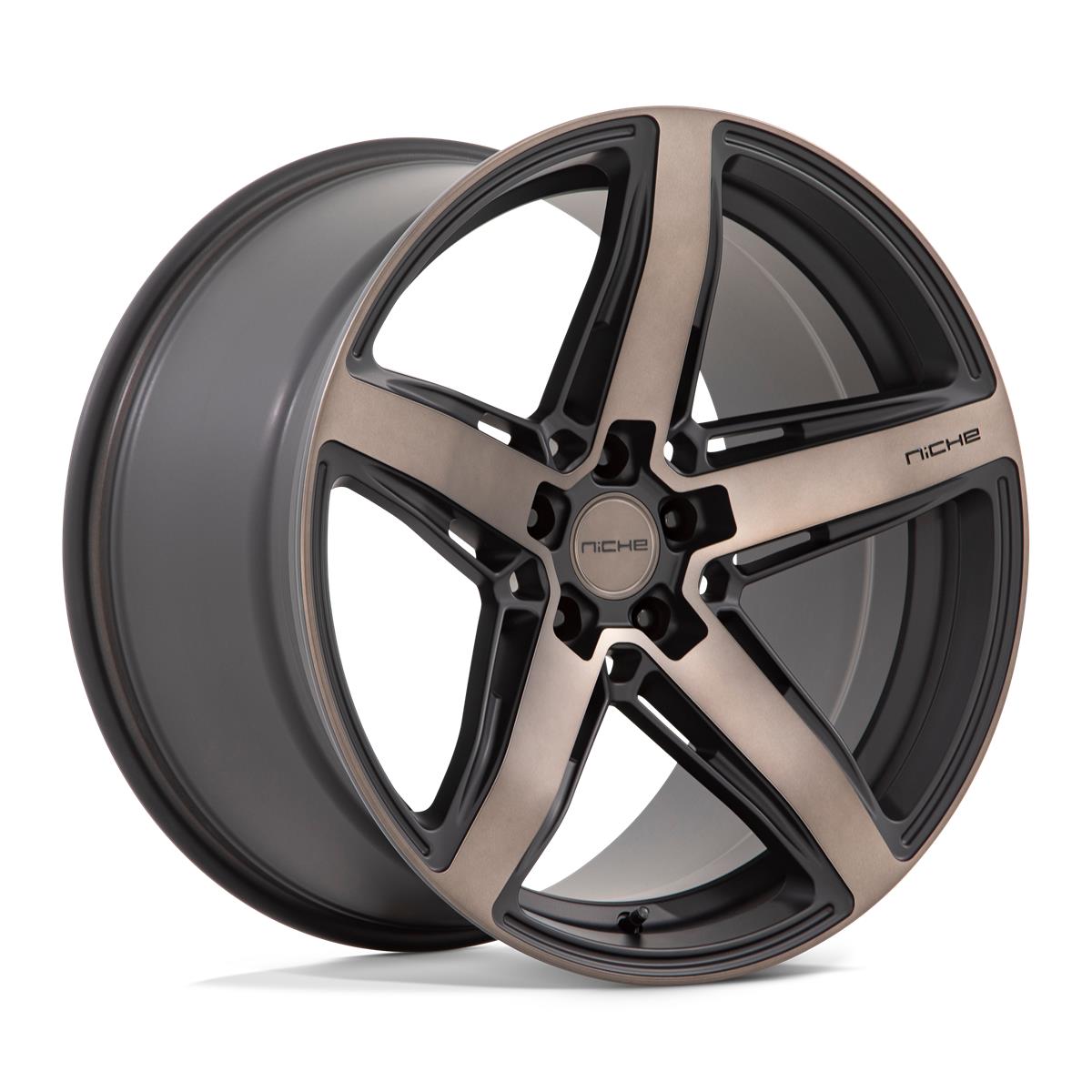 Niche M271 Teramo Matte Black With Double Dark Tint Face 10,5x20 5x112 ET20 CB66,6 60° 816 kg M271200544+20