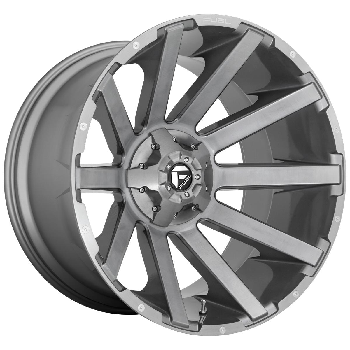 Fuel D714 Contra Brushed Gun Metal Tinted Clear 10x20 6x139.7 ET-19 CB106,1 (PCD2: 6x135) 60° 1133 kg D71420009846