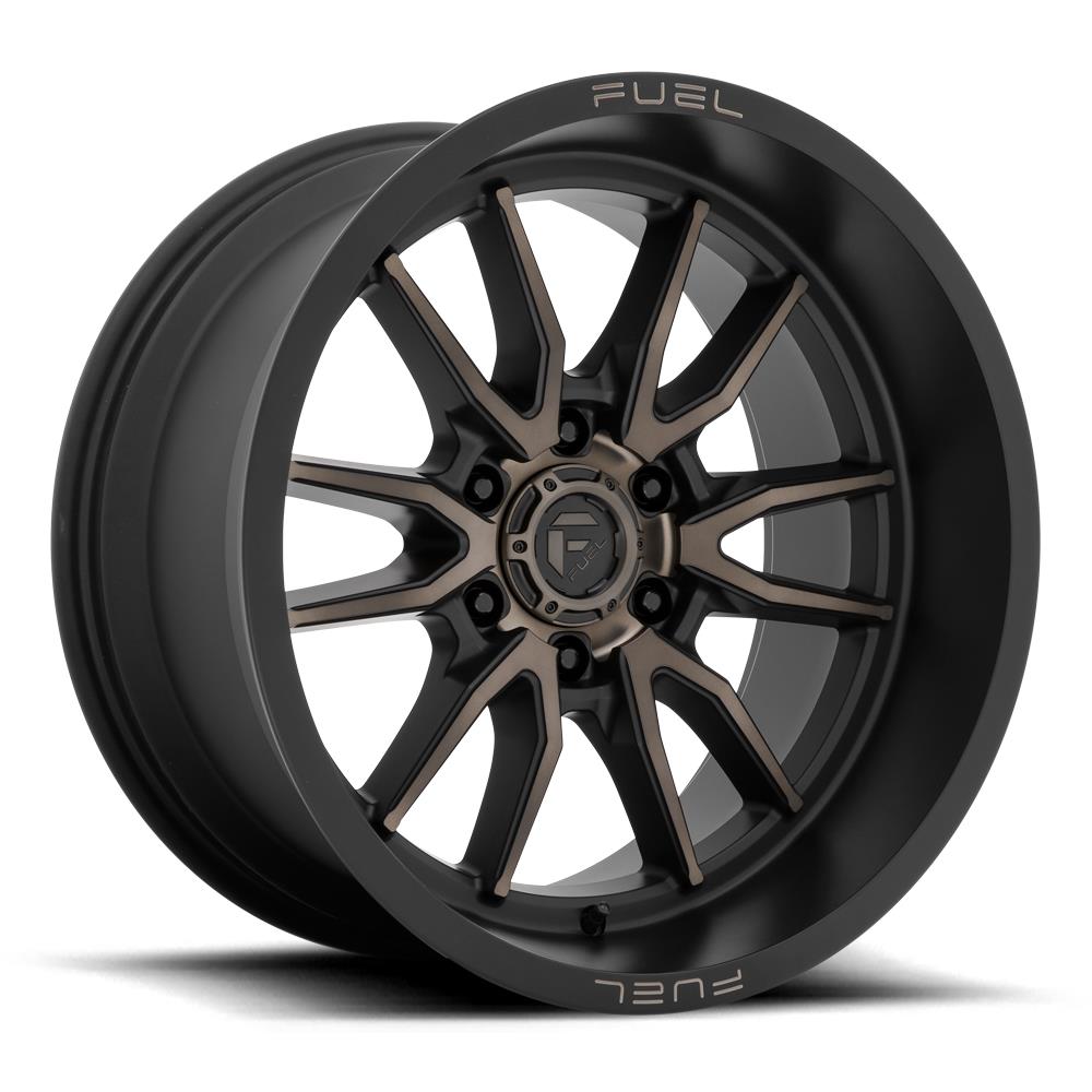 Fuel D762 Clash Matte Black Double Dark Tint 9x17 6x135 ET1 CB87,1 60° 1133 kg D76217908950