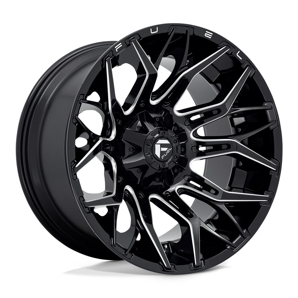 Fuel D769 Twitch Glossy Black Milled 10x22 8x165.1 ET-18 CB125,1 60° 1678 kg D76922008247