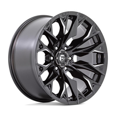 Fuel D803 Flame Gloss Black Milled 12x22 5x139.7 ET-44 CB78,1 60° 1133 kg D8032220B447