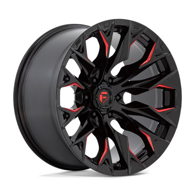 Fuel D823 Flame Gloss Black Milled With Candy Red 9x20 8x170 ET20 CB125,1 60° 1678 kg D82320901757