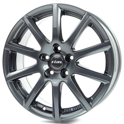 Rial Milano titanium 6,5x15 5x110 ET38 CB65,1 60° 690 kg MI65538O12-5