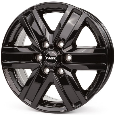 Rial Transporter diamond-black 7x17 6x130 ET57 CB84,1 R14 1260 kg TP70757M92-6