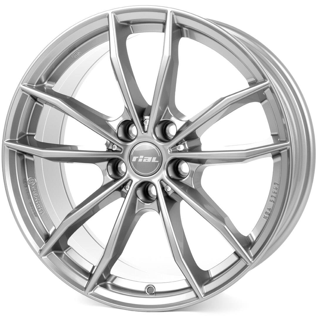 Rial X12 metal-grey 8x19 5x112 ET39 CB66,6 R13 820 kg X12-80939B67-9