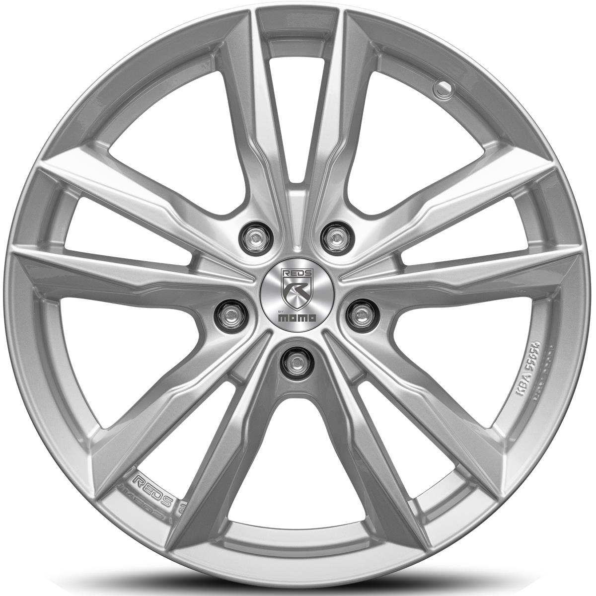 Reds Fast Glossy Silver 7,5x17 5x112 ET35 CB79,5 60° 650 kg WFAS7573512SE