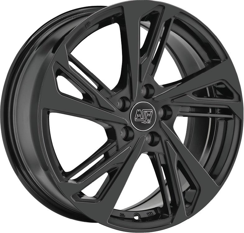 MSW 60 Gloss Black 6,5x16 5x112 ET46 CB60,1 60° 650 kg W19433008EC5