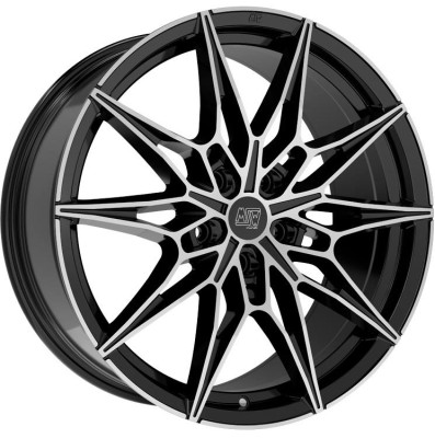 MSW 75 Gloss Black Full Polished 8x20 5x120 ET35 CB72,6 60° 780 kg W1946300156