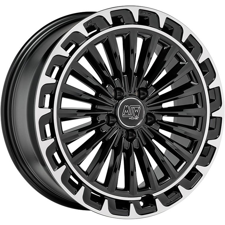 MSW 32 Gloss Black+Diamond Lip 8,5x20 5x114.3 ET53 CB67,1 60° 925 kg W19461007TGA