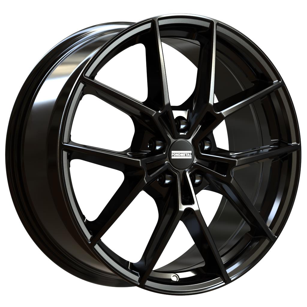 Fondmetal Iupiter Glossy Black 8,5x19 5x114.3 ET38 CB64,1 60° 830 kg RF19917
