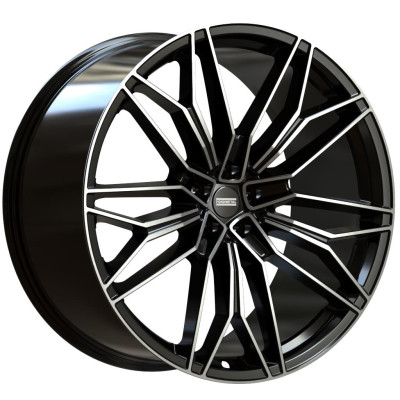 Fondmetal STC-23 Glossy Black Machined 10x23 5x112 ET18 CB66,6 60° 1050 kg RF19987