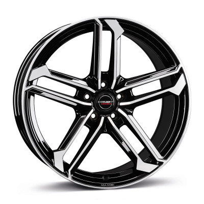 Borbet ATX black polished glossy 8,5x20 5x112 ET45 CB66,6 60° 760 kg 497425