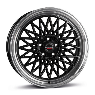 Borbet B black rim polished 8x18 5x108 ET40 CB72,6 60° 730 kg 497244