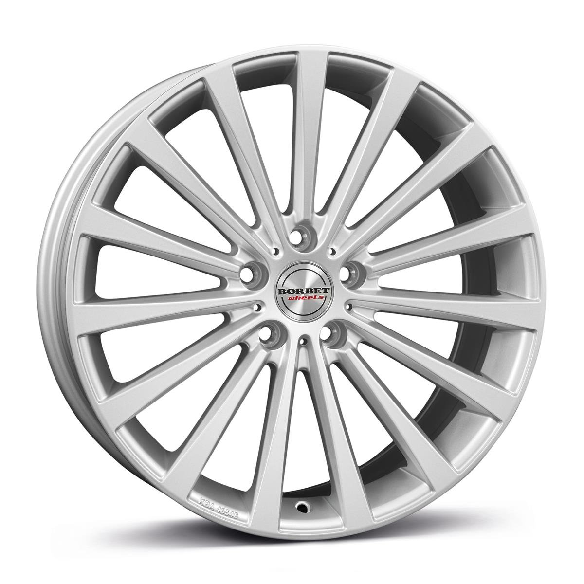 Borbet BLX brilliant silver 8,5x20 5x108 ET45 CB72,6 60° 730 kg 221928