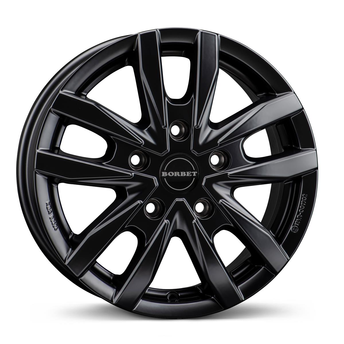 Borbet CW5 Black matt 6x16 5x118 ET68 CB71,1 60° 1350 kg 498153