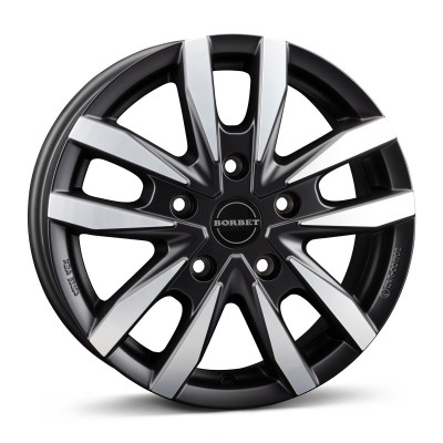 Borbet CW5 black polished matt 7,5x18 5x120 ET53 CB65,1 R13 1300 kg 496794