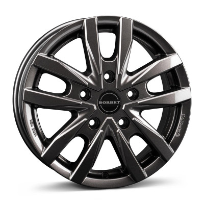 Borbet CW5 mistral anthracite glossy 7,5x18 5x118 ET53 CB71,1 60° 1300 kg 498032