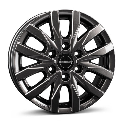 Borbet CW6 mistral anthracite glossy 6,5x16 6x130 ET54 CB84,1 60° 1350 kg 497484
