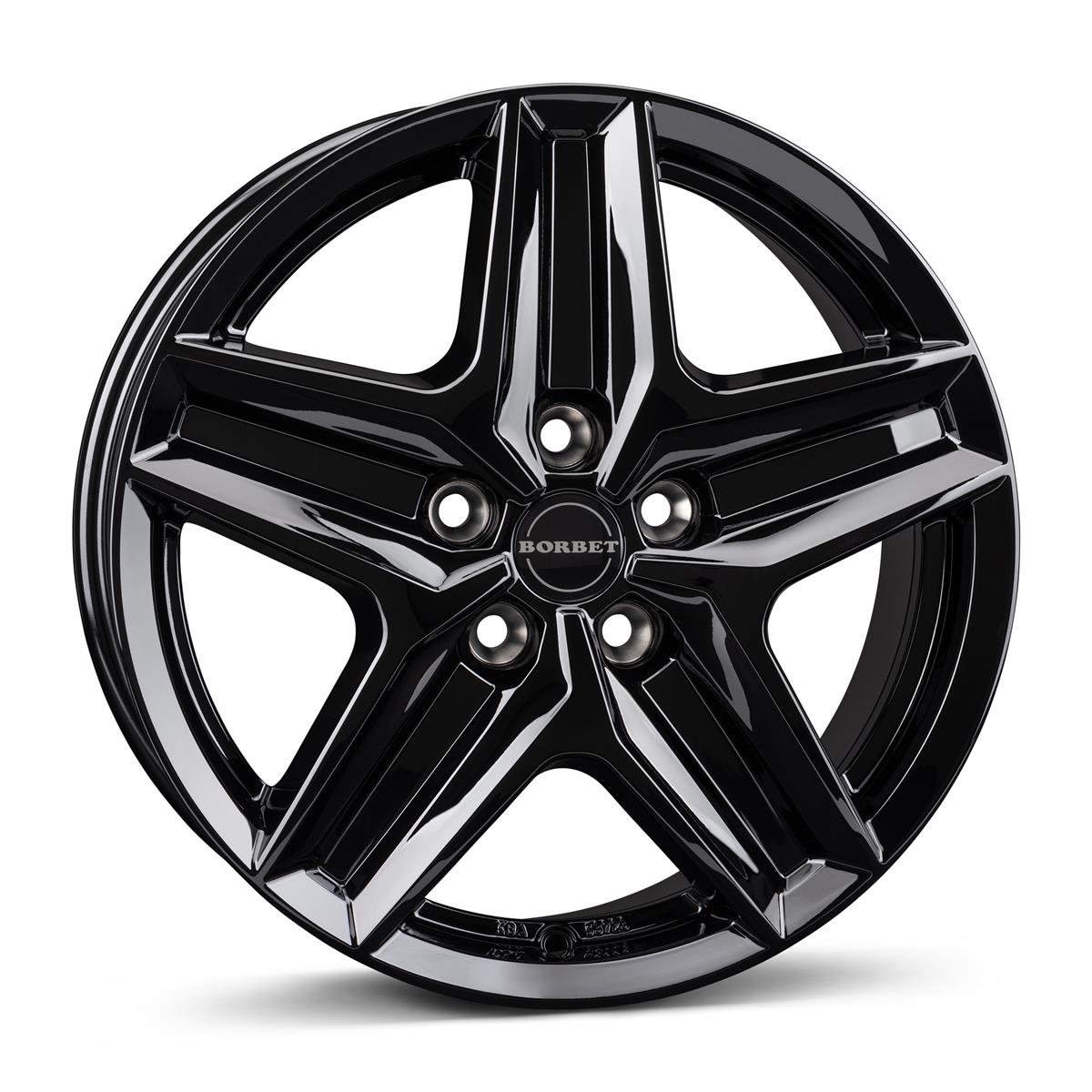 Borbet CWZ black glossy 7,5x18 5x120 ET53 CB65,1 R13 1250 kg 497640