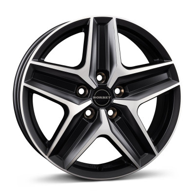 Borbet CWZ black polished matt 7,5x18 5x120 ET43 CB65,1 R13 1250 kg 497635