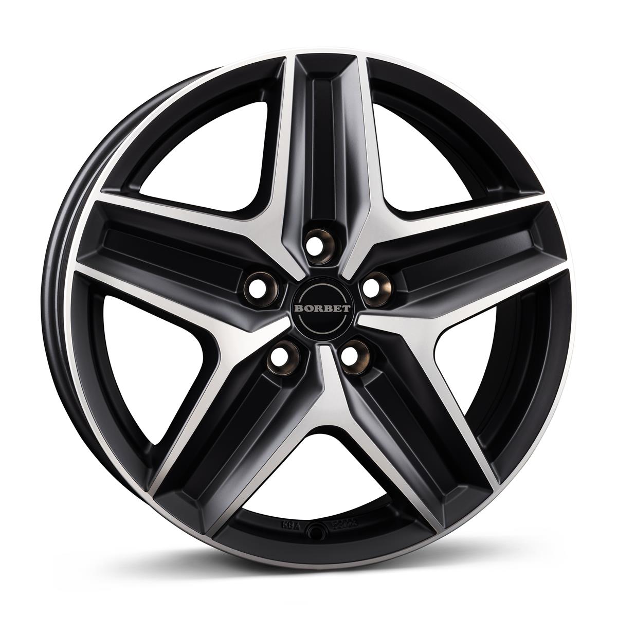 Borbet CWZ black polished matt 7,5x18 5x120 ET53 CB65,1 R13 1250 kg 497641