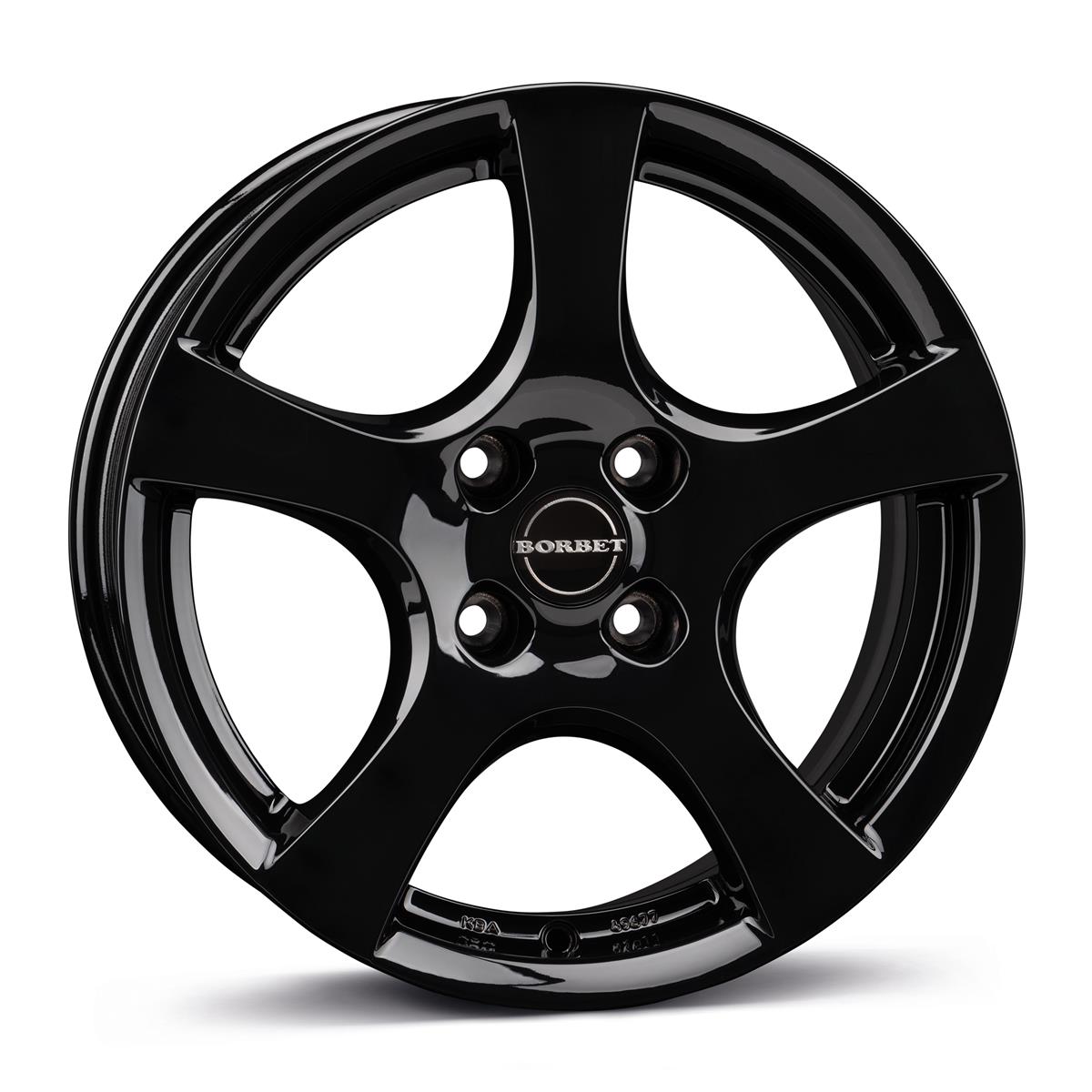 Borbet F black glossy 6,5x16 4x98 ET35 CB64,1 60° 550 kg 8135730