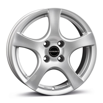 Borbet F brilliant silver 6x15 4x100 ET40 CB64,1 60° 590 kg 8135638