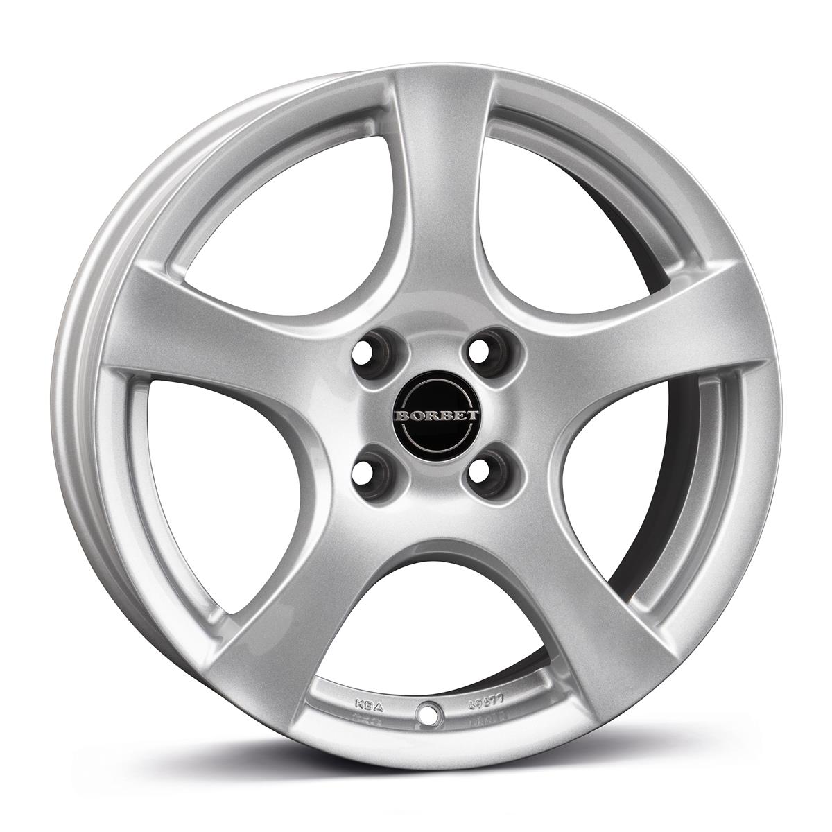Borbet F brilliant silver 6,5x16 4x98 ET35 CB64,1 60° 550 kg 8135735