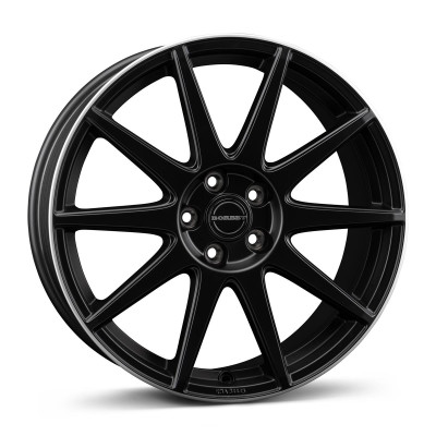 Borbet GTX black matt rim silver 8x19 5x108 ET42 CB72,6 60° 750 kg 497936