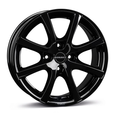 Borbet LV4 black glossy 5,5x15 4x100 ET40 CB64,1 60° 605 kg 8101593