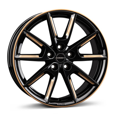 Borbet LX19 black glossy gold spoke rim 8x19 5x114.3 ET50 CB72,6 60° 760 kg 497916