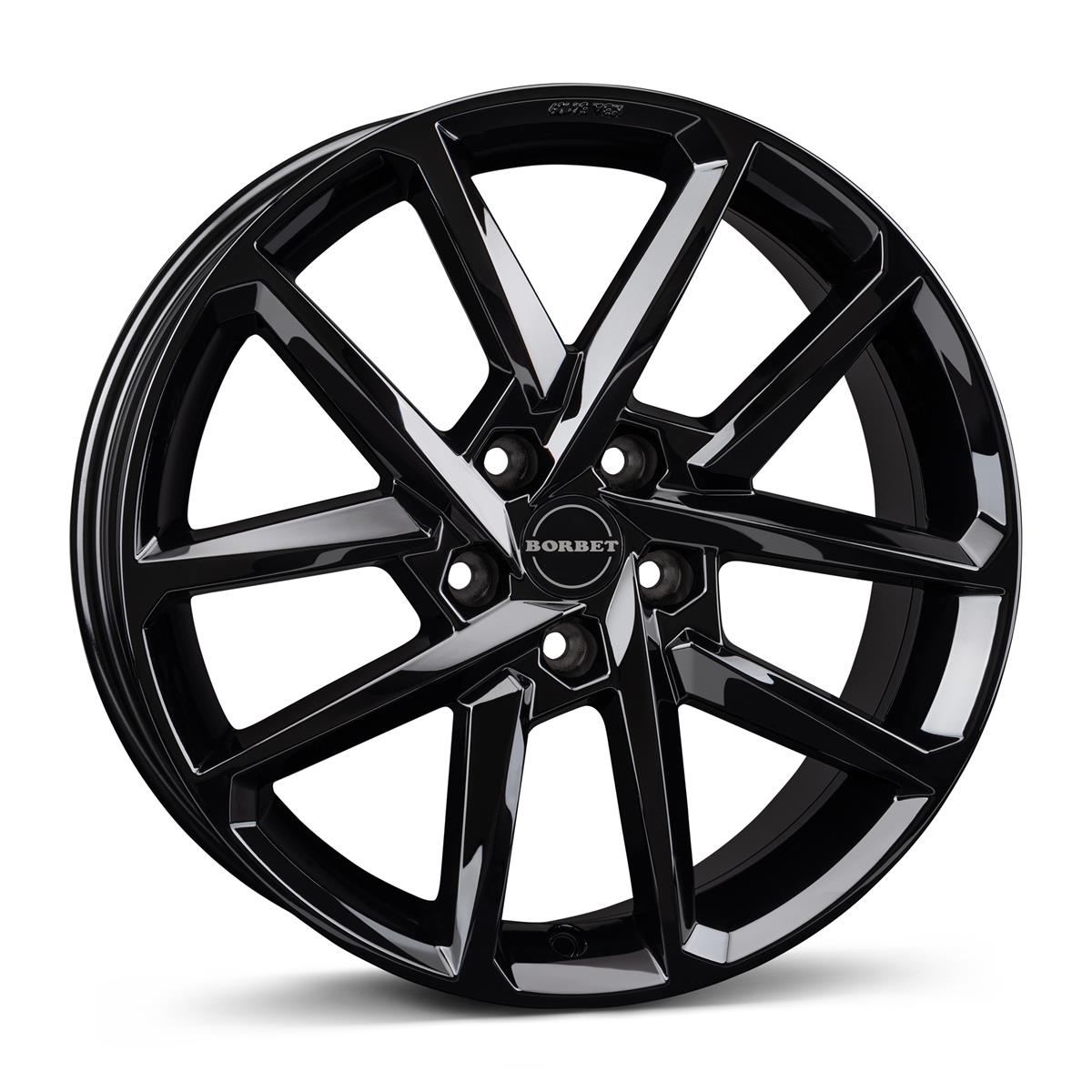 Borbet N black glossy 8x19 5x114.3 ET40 CB72,6 60° 830 kg 498007