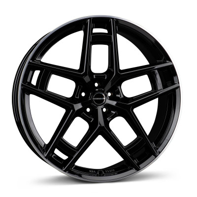 Borbet TF black rim polished glossy 10,5x24 5x112 ET40 CB66,6 R14 1000 kg 498236