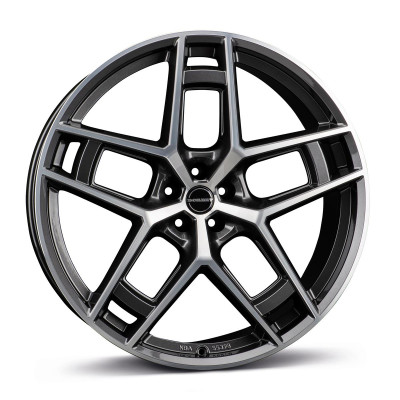 Borbet TF graphite polished glossy 10,5x24 5x112 ET40 CB66,6 R14 1000 kg 498240